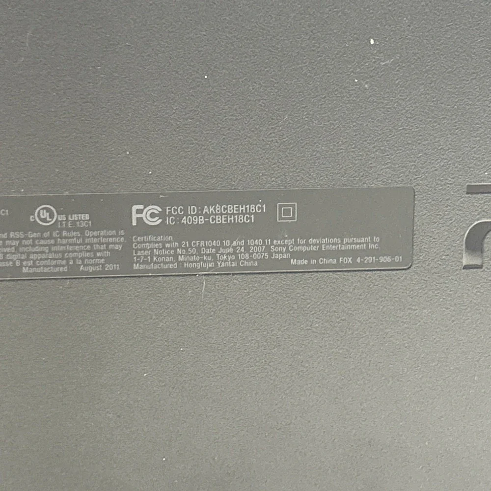 Sony PlayStation 3 Slim Launch Edition 320GB Console - Charcoal Black - ‼️READ‼️